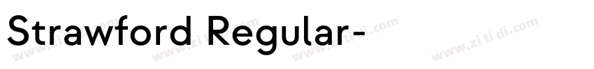 Strawford Regular字体转换 Strawford Regular字体转换